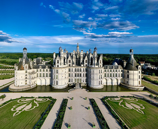 Château de Chambord, Visite dans un château : 