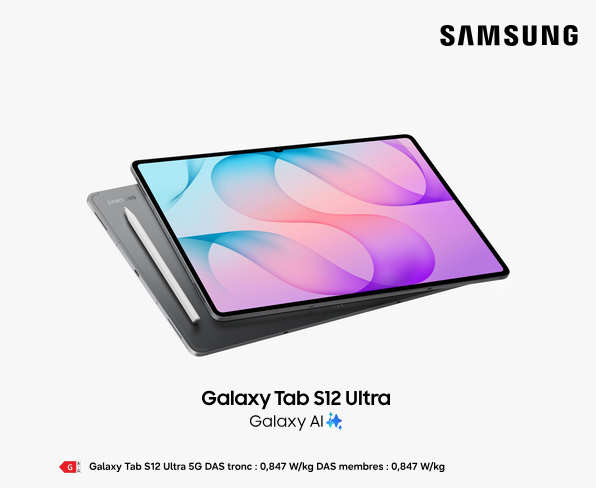 Samsung, Galaxy TabS12 Ultra : 