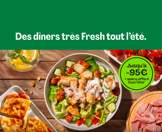 HelloFresh, Réduction 5 premières Box + apéro OFFERT* : 