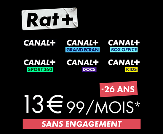 Canal +, Rat+ Ciné Séries  📺 : 
