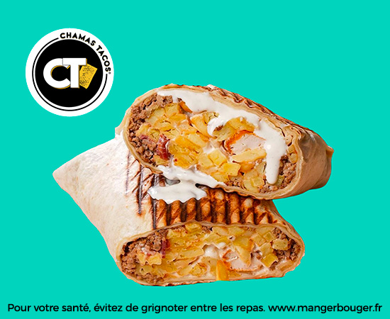 Deliveroo, Réduction Chamas Tacos 🫔 : 