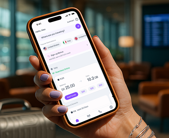 Roamless, Réduction e-SIM 🌐 : 
