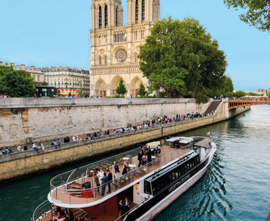 Vedettes de Paris, Billet croisière guidée : 