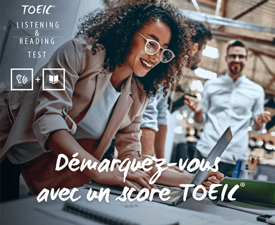 ETS Global, Réduction sur le passage du test TOEIC :