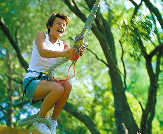 Sherwood Parc, Entrée accrobranche : 
