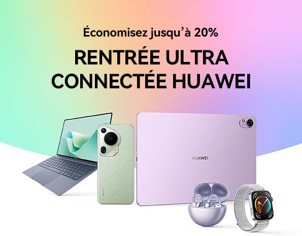 Jusqu'à -30€ sur une sélection de produit !, Huawei : 